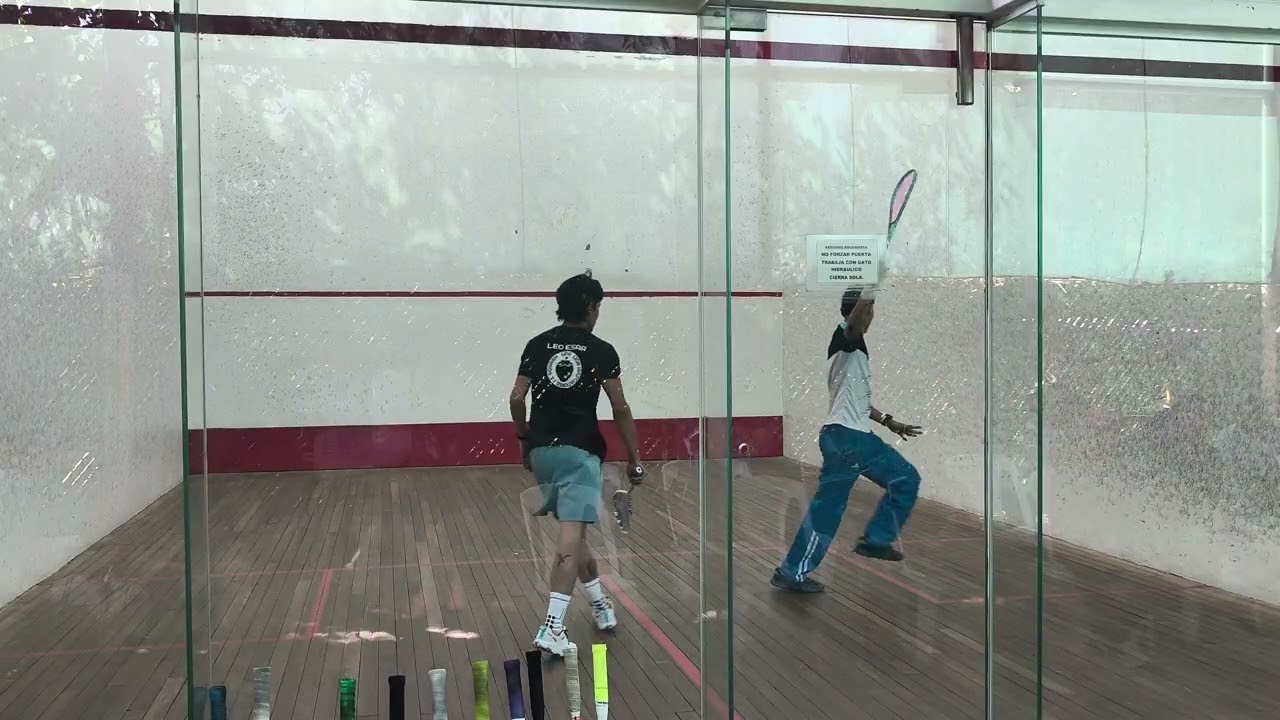 Squash Españita; Leo EsAr VS Samael EsAr 1er y 2do game. 