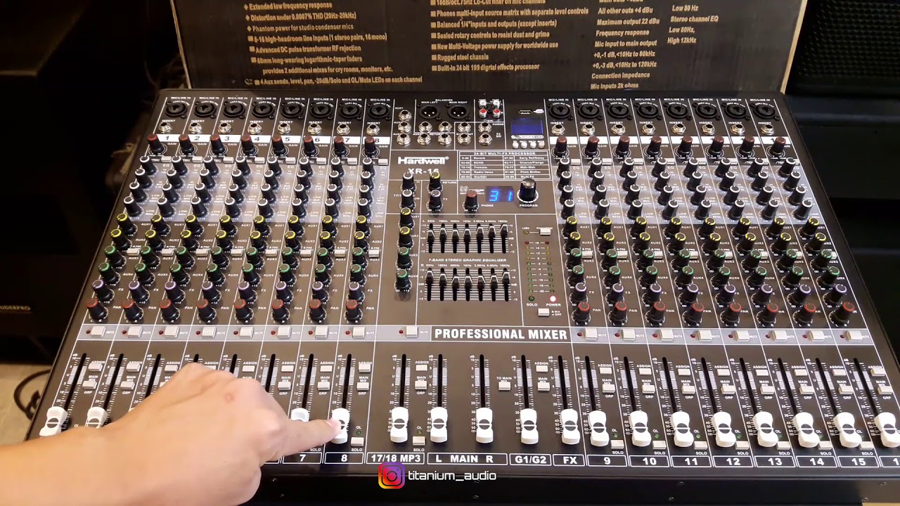 Mixer HARDWELL XR 16 | 16CH