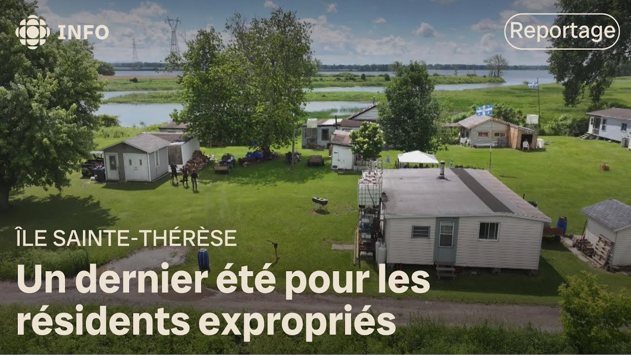 Un dernier été pour les résidents de l’île Sainte-Thérèse dans l'est de Montréal