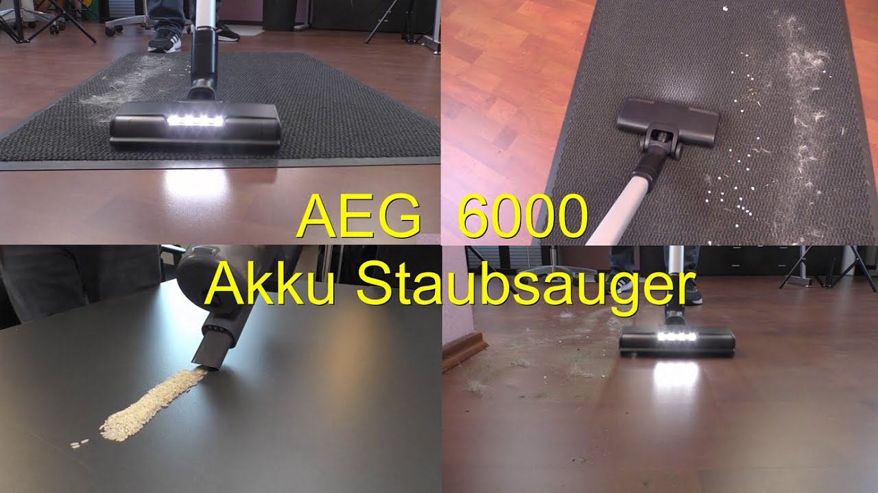 AEG 6000 Akku-Staubsauger AEG Akkusauger AP61CB21DB AEG Akku Staubsauger - TEST