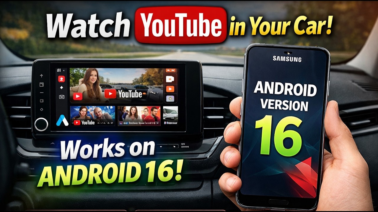 Как смотреть YouTube на Android Auto в Android 16! &ndash; Полное руководство по настройке