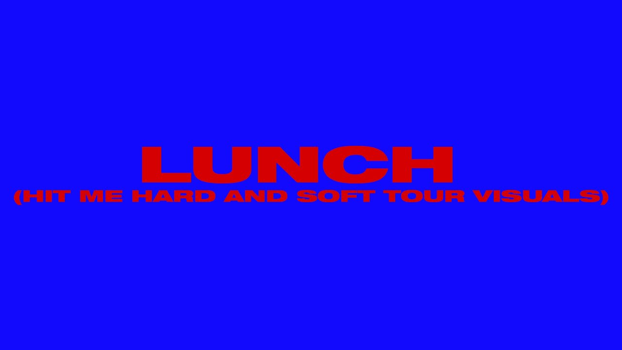 Billie Eilish - LUNCH (HIT ME HARD AND SOFT TOUR STAGE VISUALS)