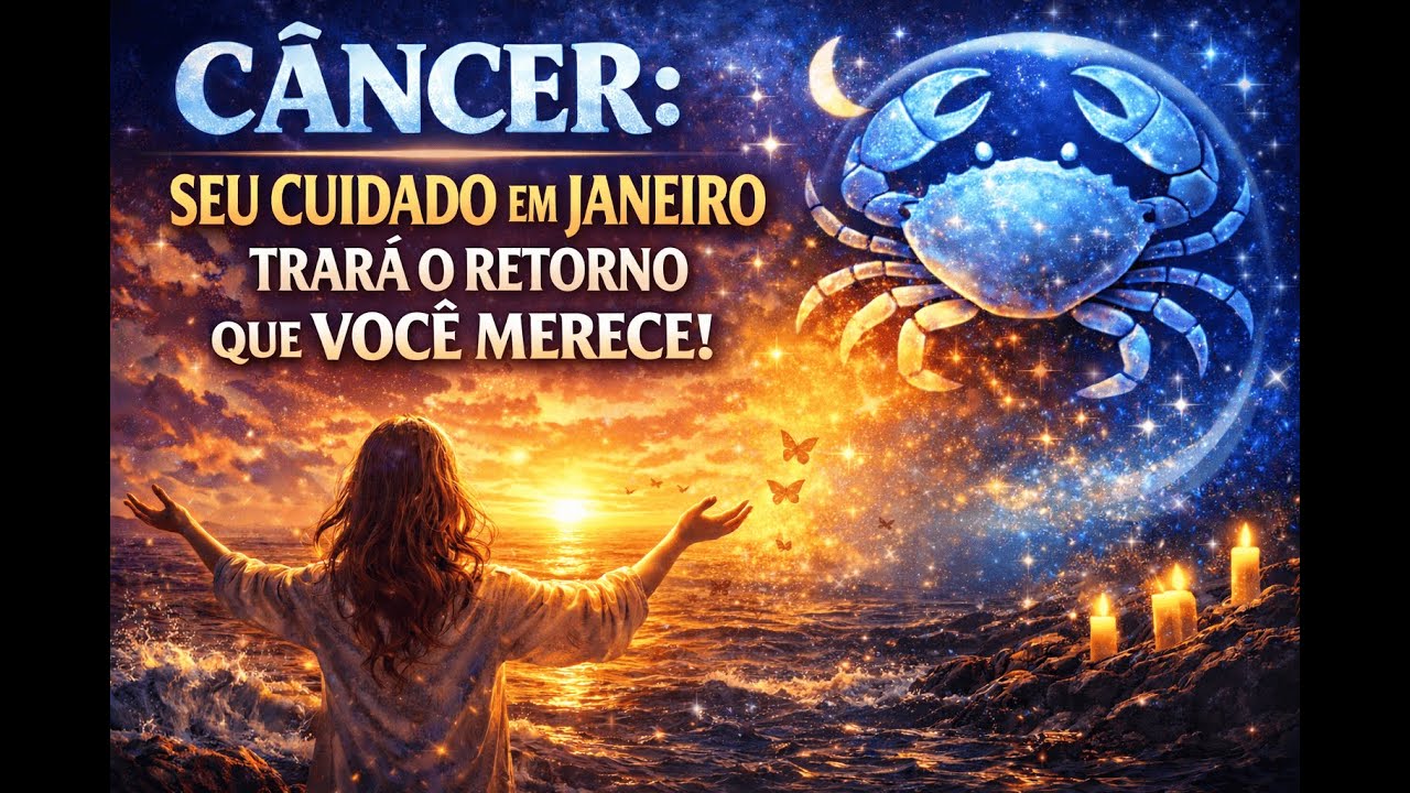 CÂNCER: SEU CUIDADO EM JANEIRO TRARÁ O RETORNO QUE VOCÊ MERECE!