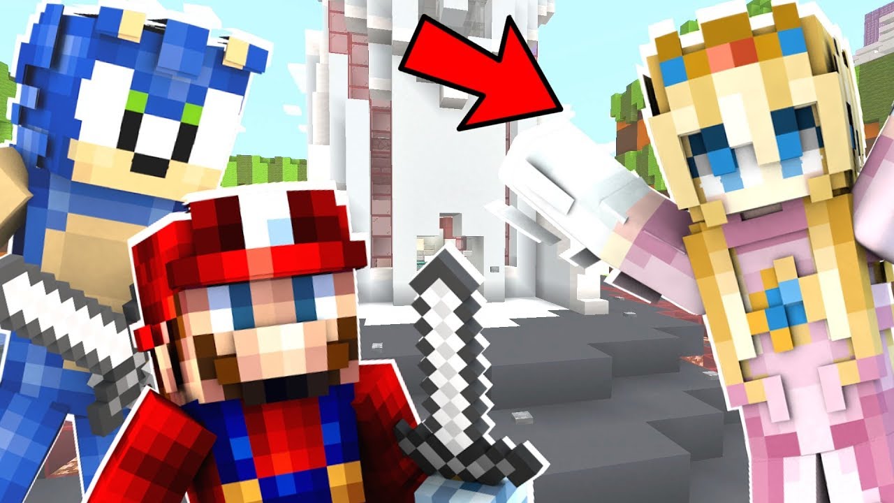 Minecraft Sonic The Hedgehog - SONIC AND MARIO SAVE PEACH! [125]