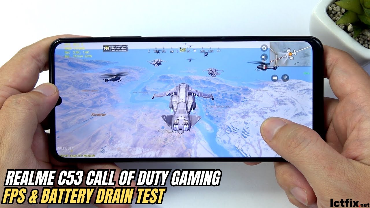 Realme C53 Call of Duty Mobile Gaming test CODM