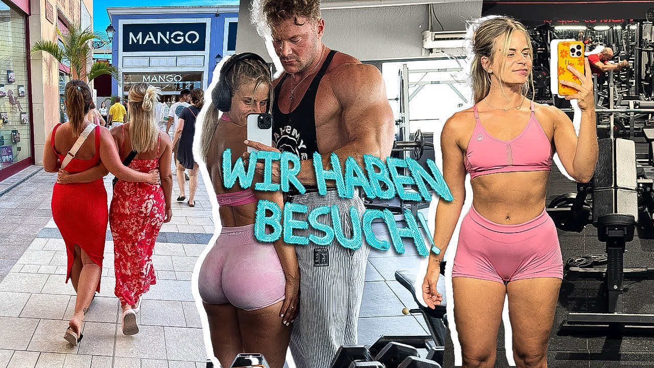 Meine Zwillingsschwester besucht uns in Spanien!😍 VLOG Gym, Strand, Food & Shoppen!