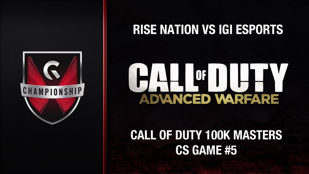 Rise Nation vs IGI eSports - GC's 2015 Call of Duty 100k Summer Masters (CS Game #5)