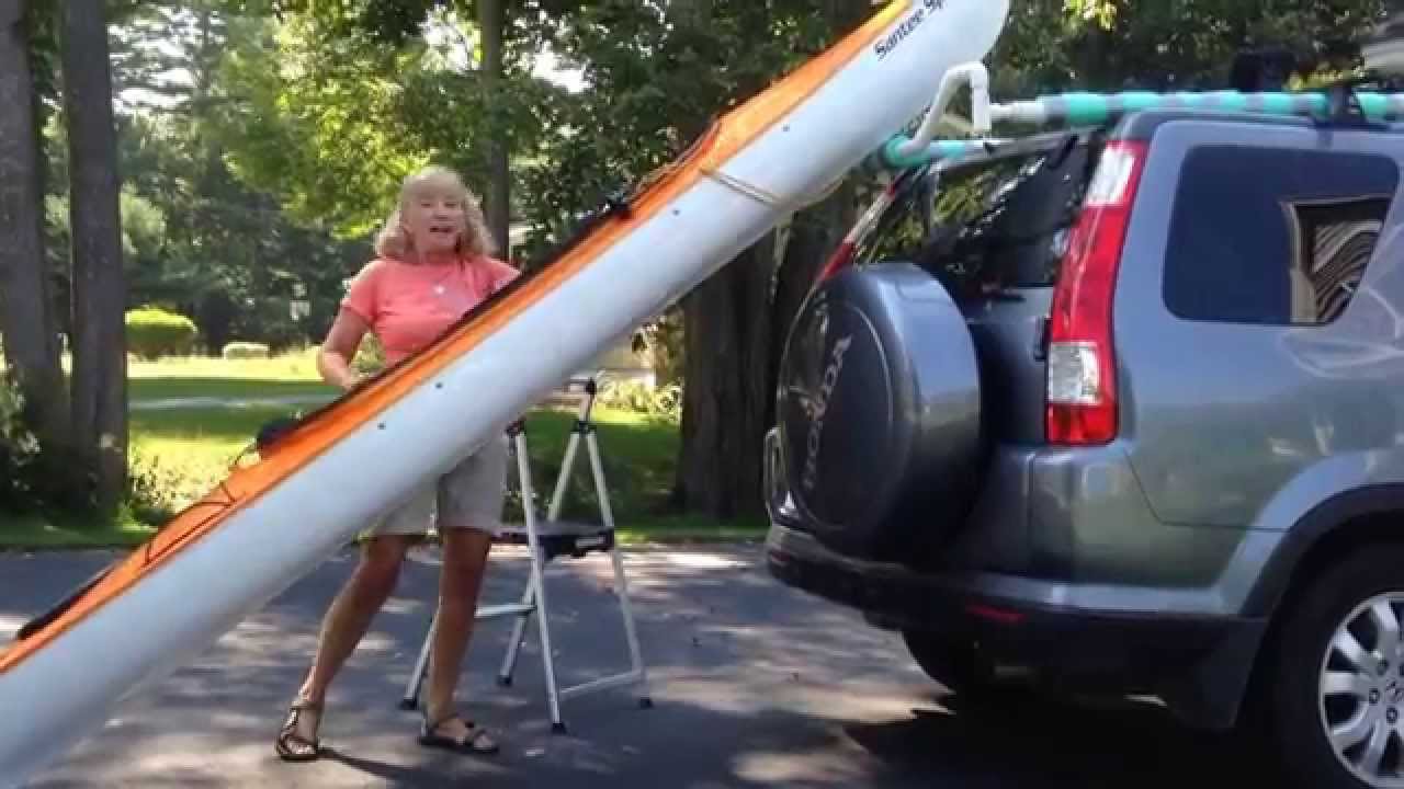 homemade PVC kayak loader
