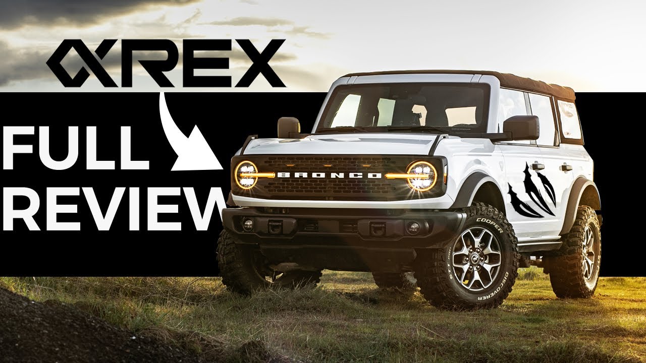 AlphaRex Alpha Black NOVA Series Headlights For 6th Gen Bronco - Install & Review
