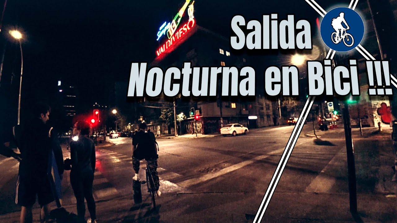Desde Grecia con Tobalaba hasta Plaza de Armas, salida nocturna en Bici!!! 🚴🏻