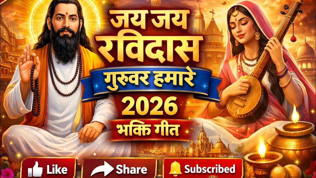 संत रविदास जी का नया भक्ति गीत 2026 | जय जय रविदास गुरुवर हमारे | Ravidas Bhajan
