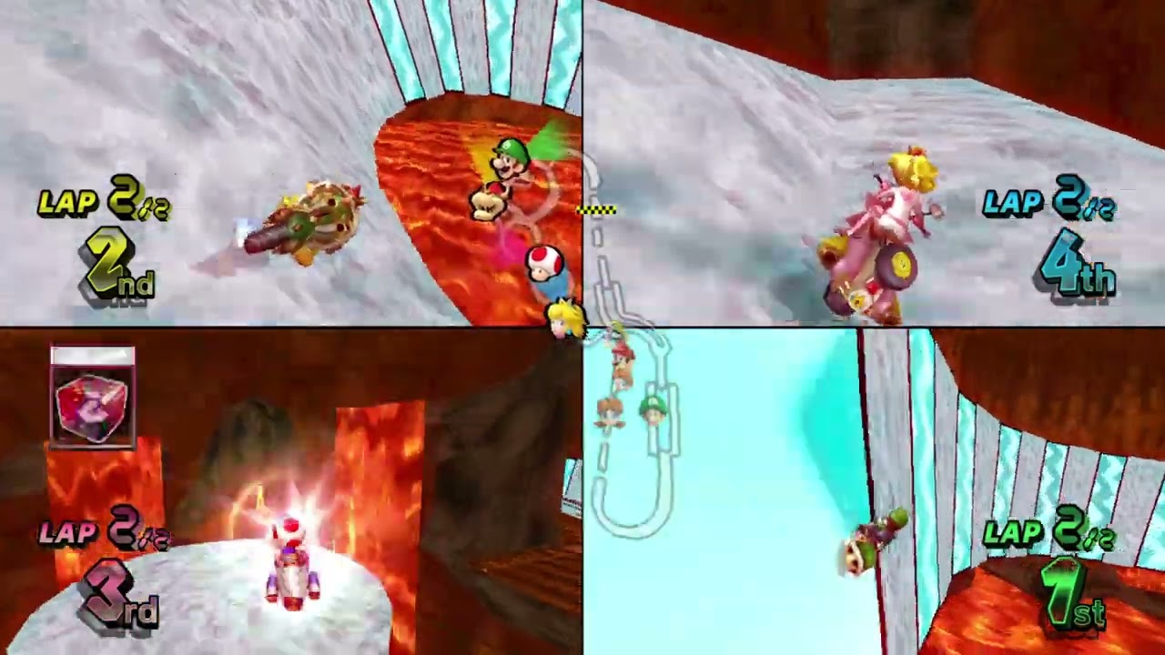 Mario Kart Wii Custom Tracks (History) ✦ 4 Players #740 (3 Tracks) 150cc