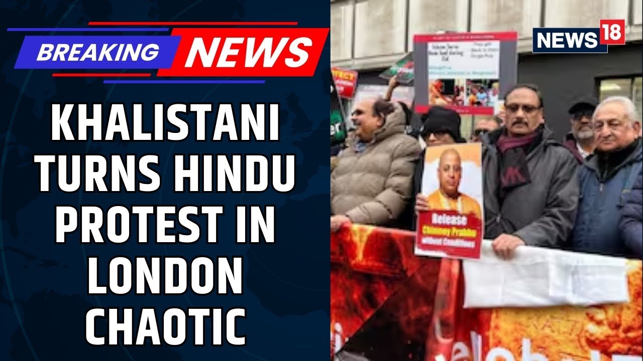 Khalistani Proxies Hijack Bangladesh Hindu Rights Protest In London, Exposing ISI Playbook | News18