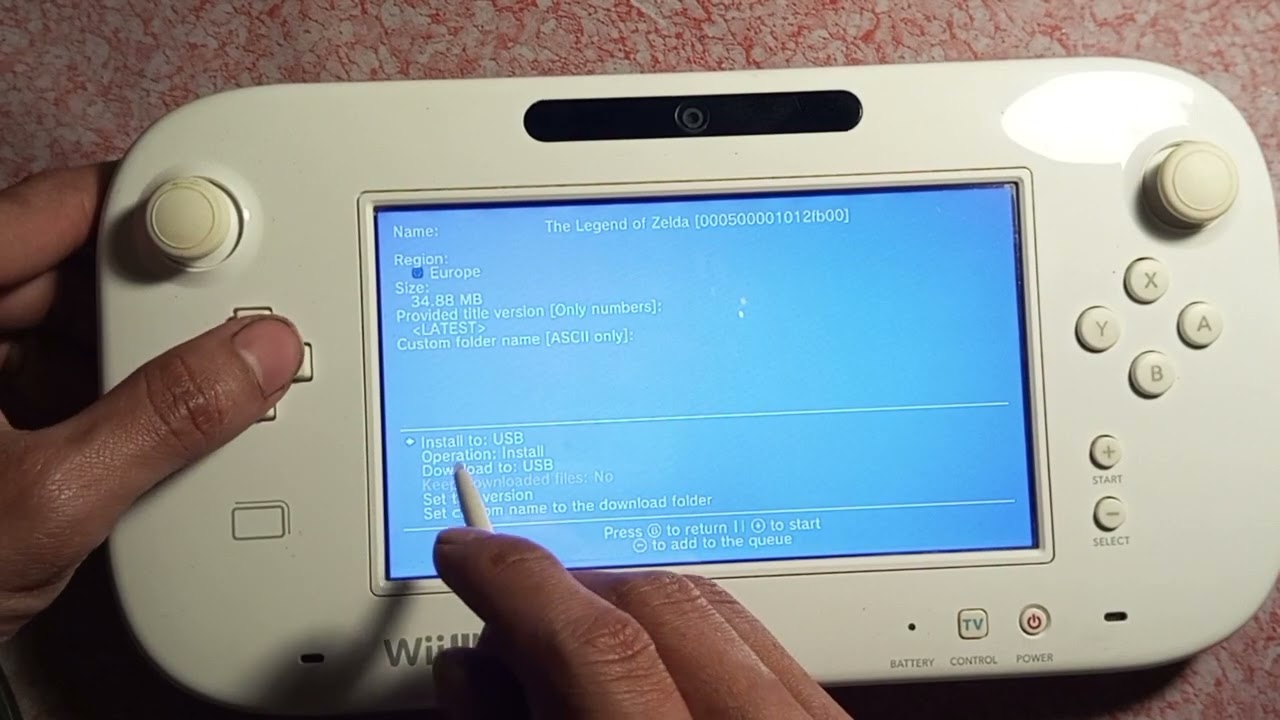 วิธีใช้  free shop WiiU (NUSspli)