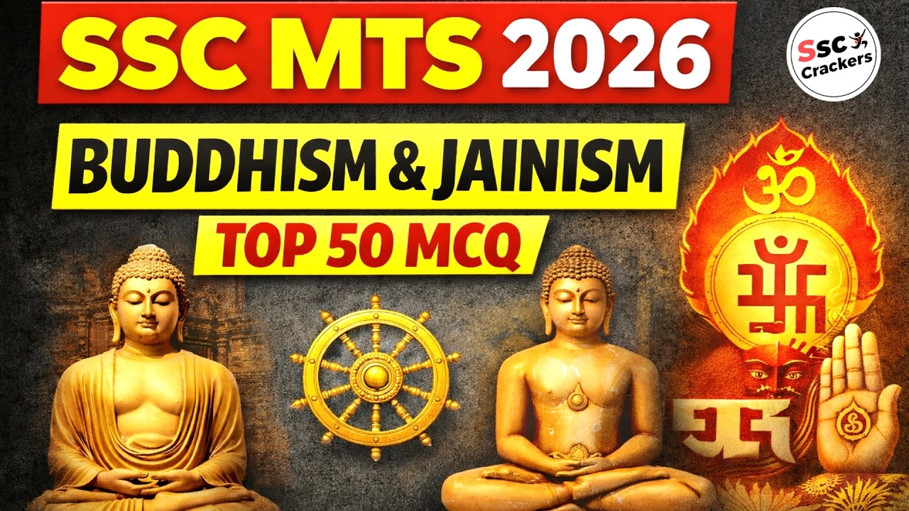 SSC MTS 2025-26 | Jain Dharma & Buddhism Trending Questions | Ancient History MCQ | Eduquity Level