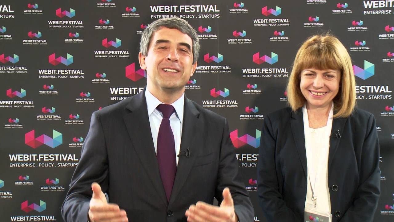 Rossen Plevneliev-President of Bulgaria and Yordanka Fandakova-Mayor of Sofia | Webit.Festival 2016