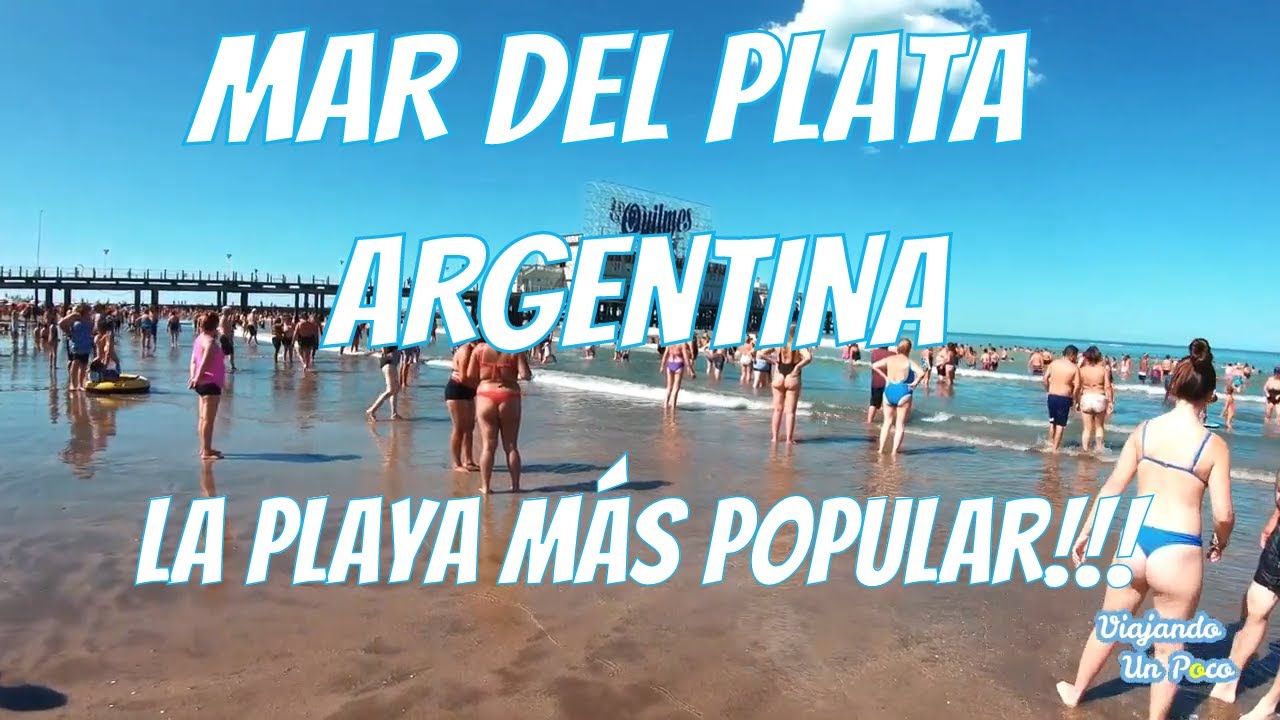 MAR DEL PLATA La Playa m&aacute;s popular de Argentina