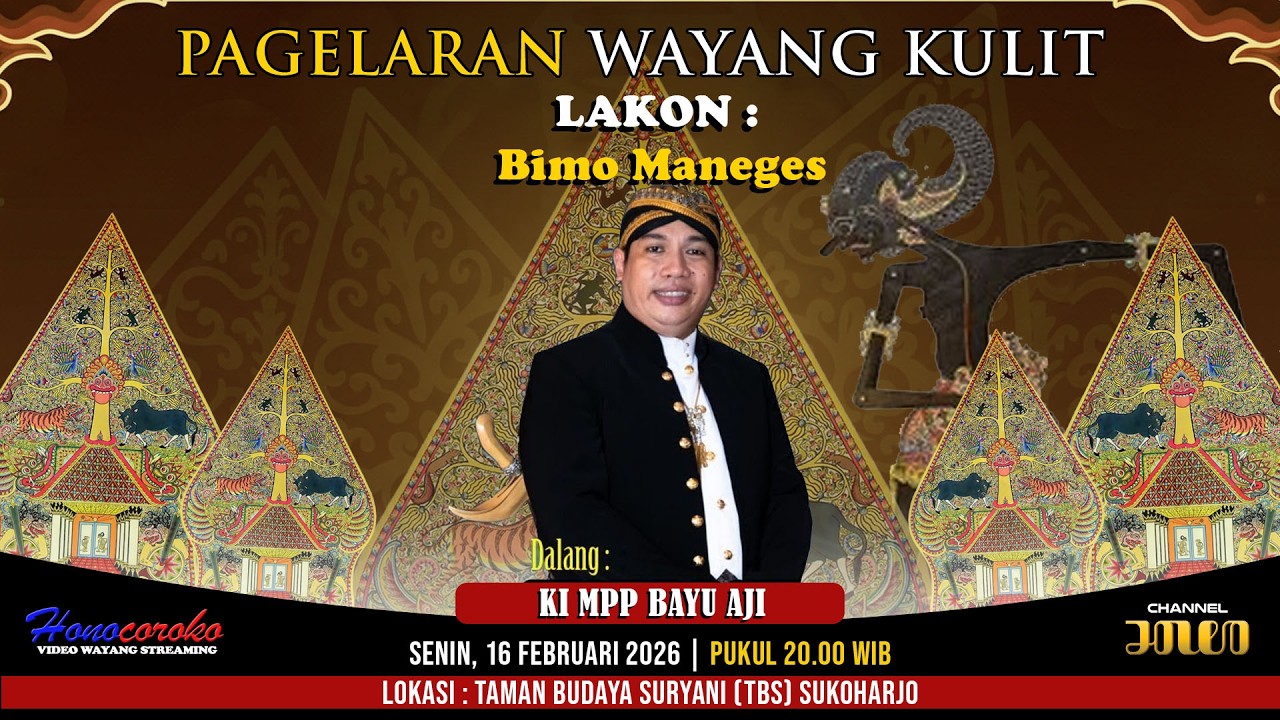 Live Channel Jowo Wayang Kulit KI BAYU AJI - BIMA MANEGES