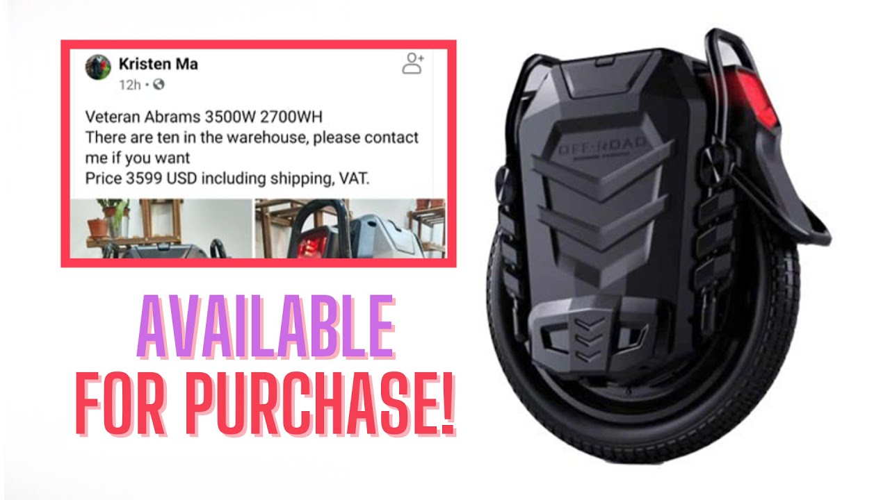 Abrams Available RIGHT NOW For Purchase!!!