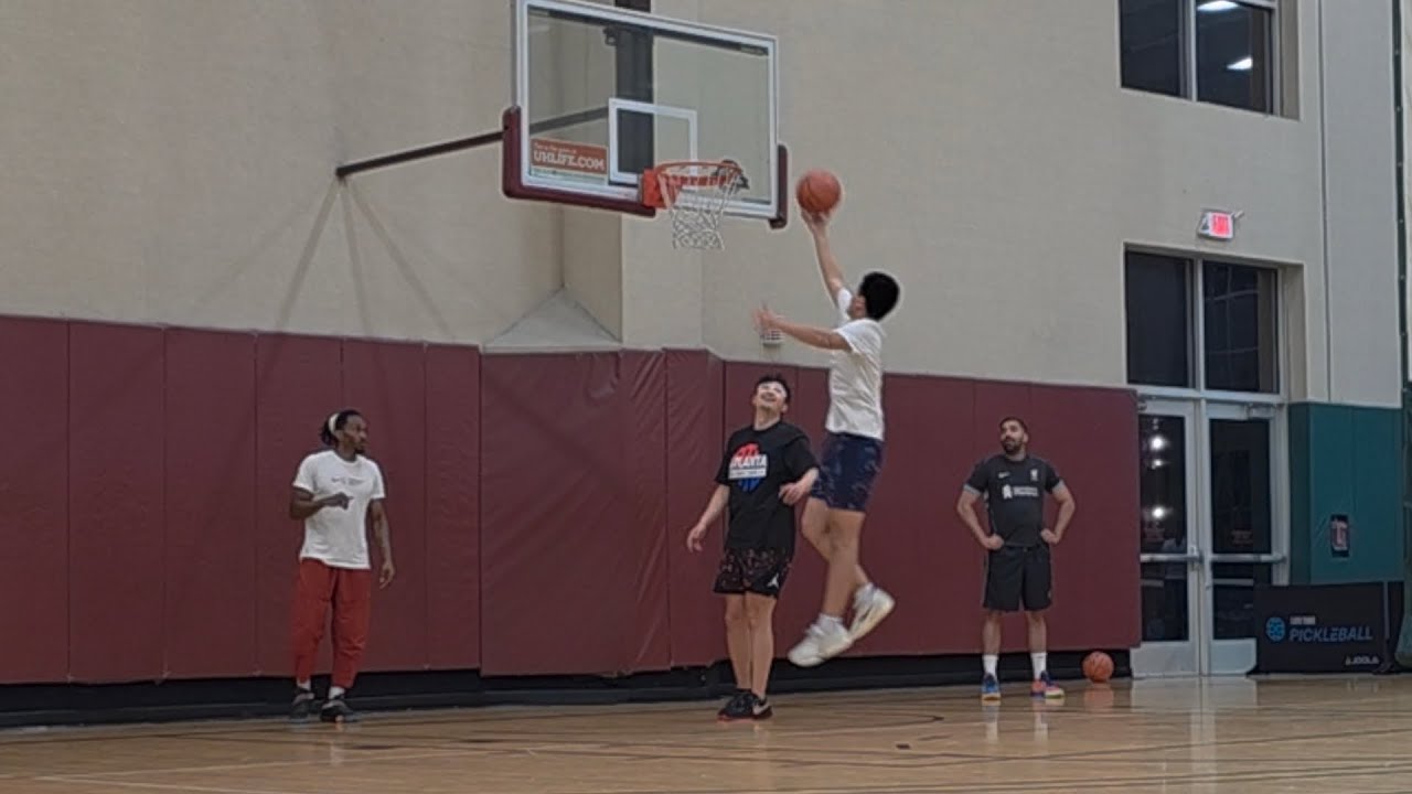 King of the Court after Back Day with Sha , Peter and DJ