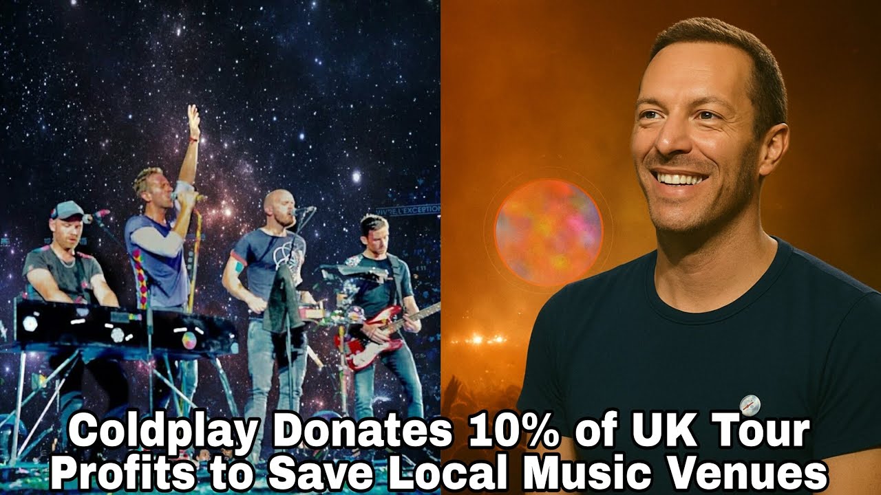 COLDPLAY Donates 10% of UK Tour Profits to Save Local Music Venues