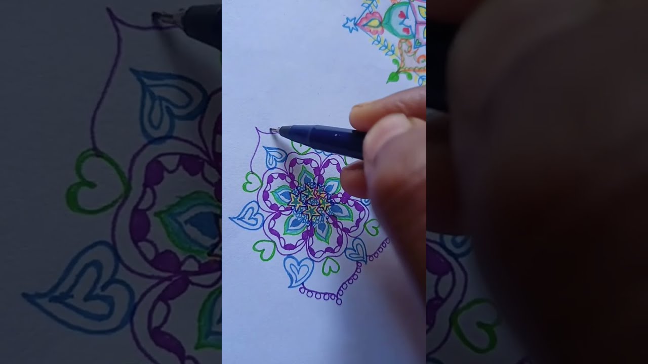 Let's draw floral patterns 🌸