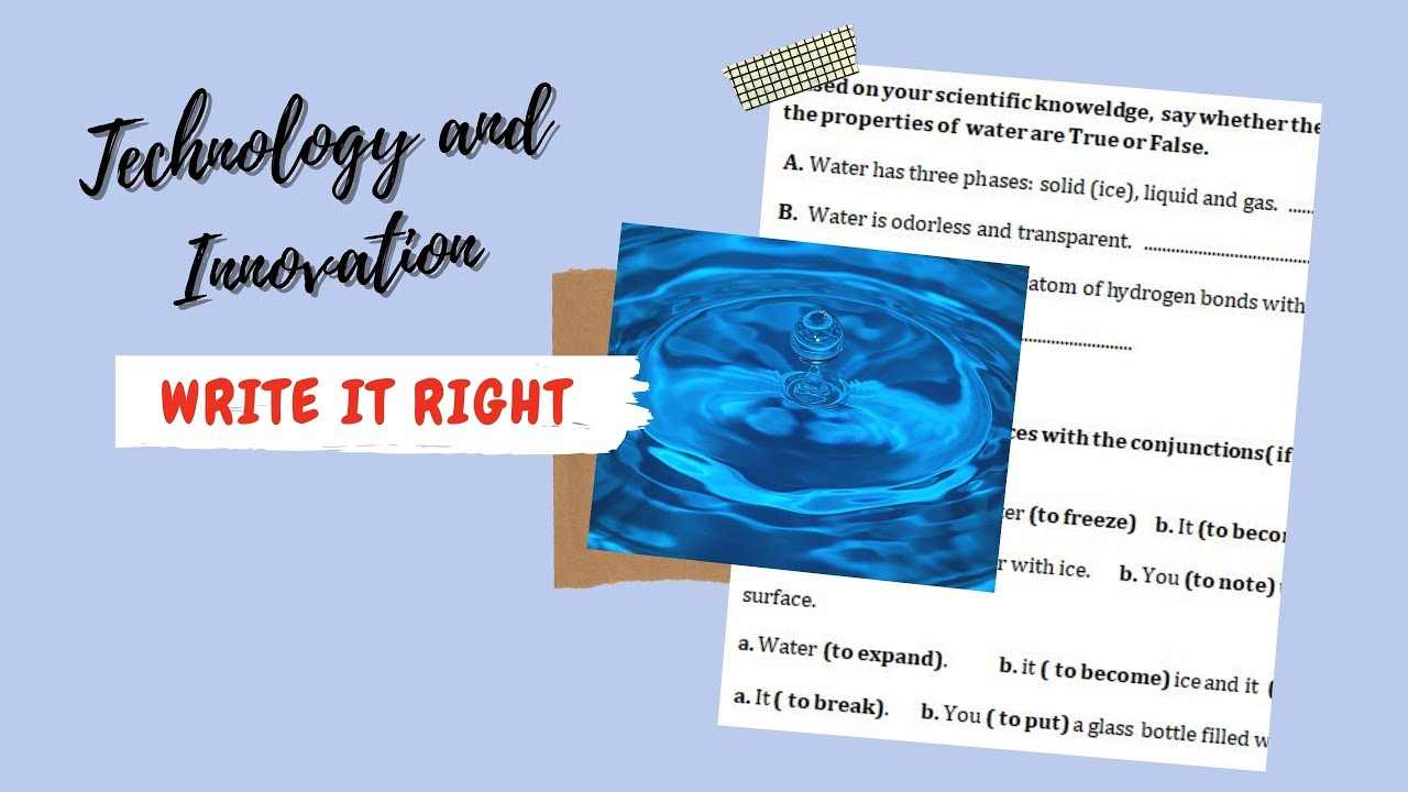 Technology and Innovation: Write it Right