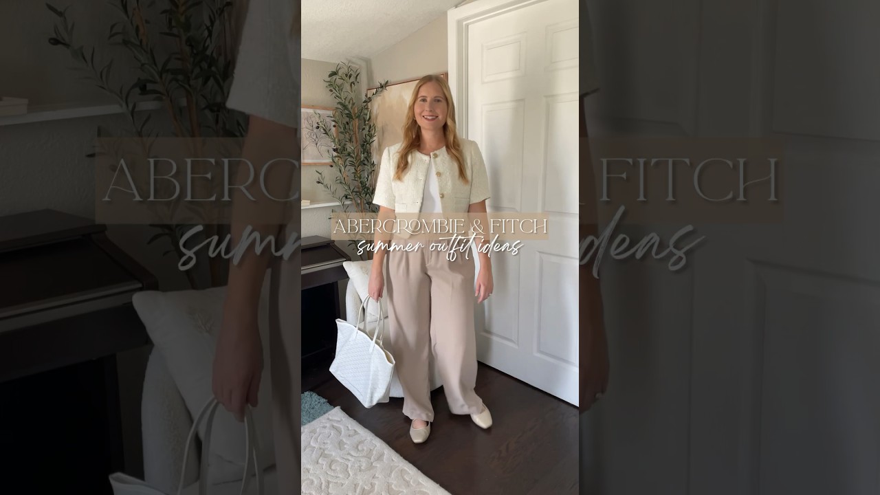 Abercrombie and Fitch Summer Try On Haul 2024 &bull; Abercrombie and Fitch Summer Outfit Ideas 2024