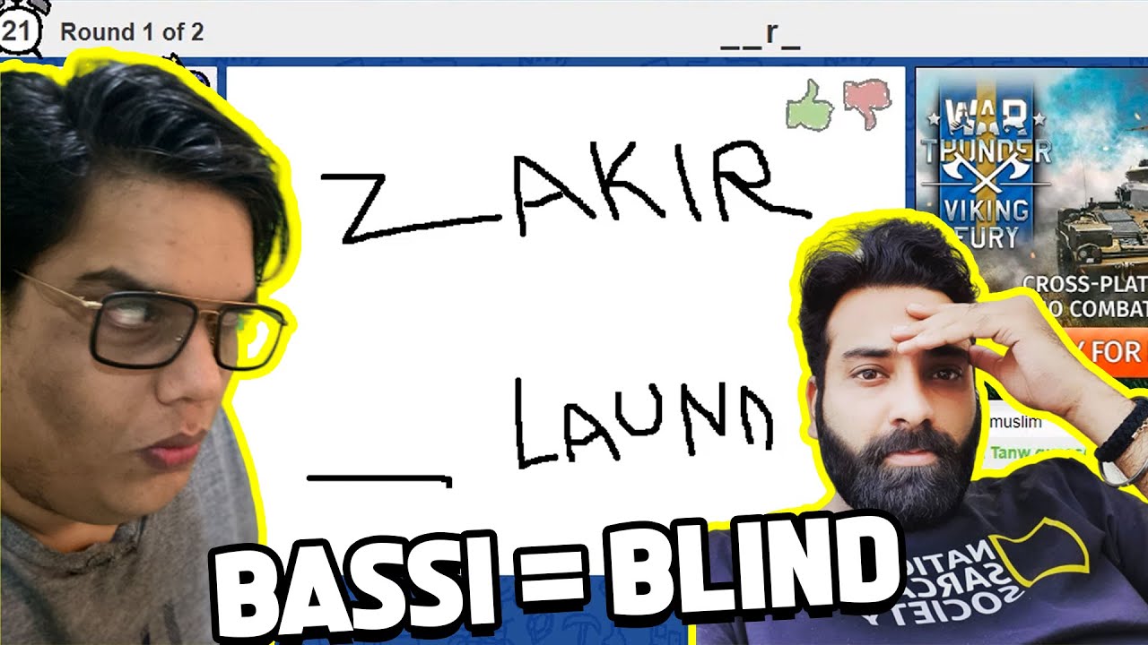 SKRIBBLE WITH BASSI ft @AnubhavSinghBassi@TandonAmit @kaneezsurka007 @EastIndiaComedy