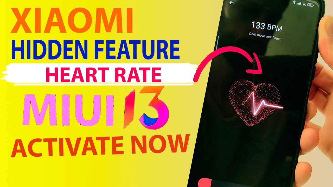 NEW HIDDEN FEATURE MIUI 13 / MIUI 13.5 for Xiaomi, Redmi, POCO - HEART RATE