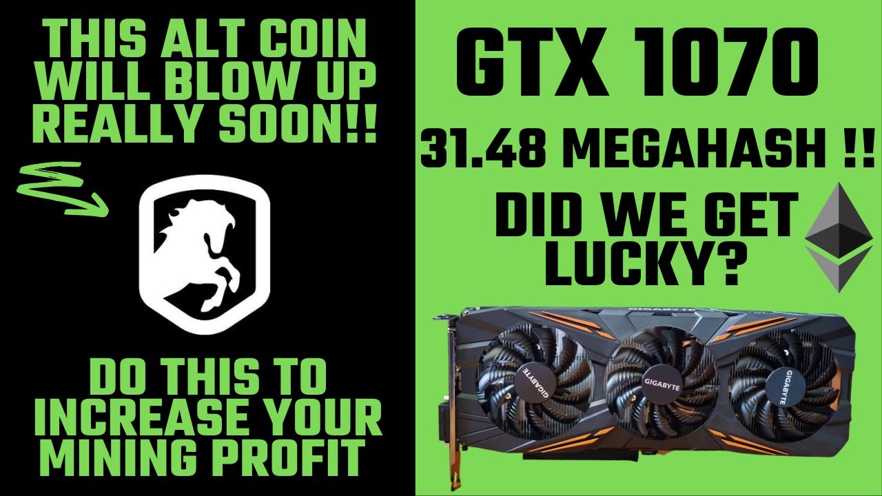 URGENT: Do This Now to Increase Mining Profits! + Ethereum Mining with GTX 1070