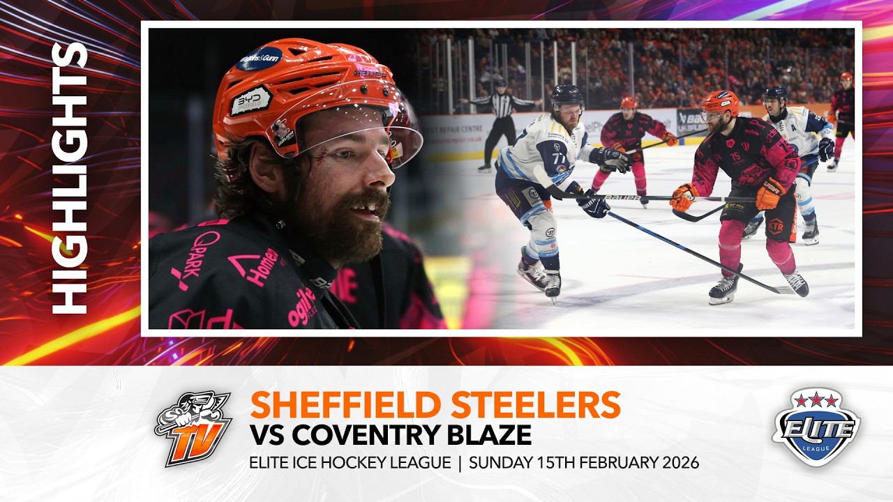 Sheffield Steelers v Coventry Blaze - Elite League - 15th February 2026