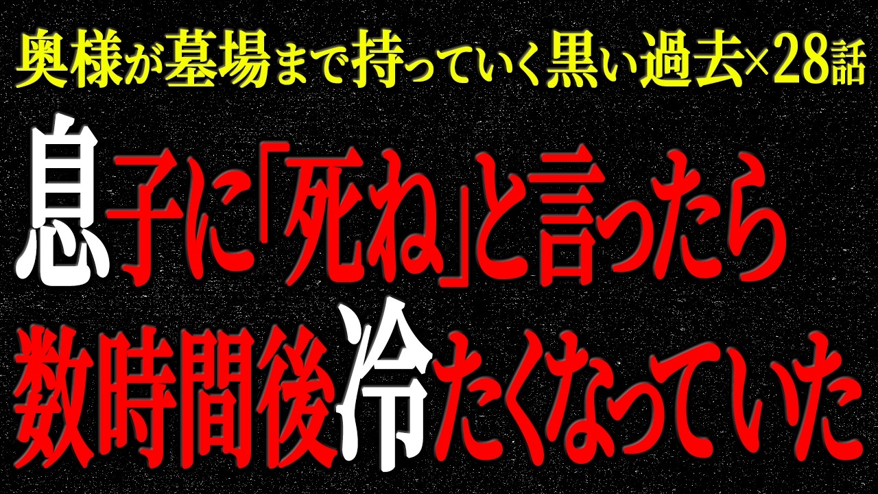 【2chヒトコワ】奥様が墓場まで持っていく黒い過去（短編集52）【人怖】【睡眠】【作業用】