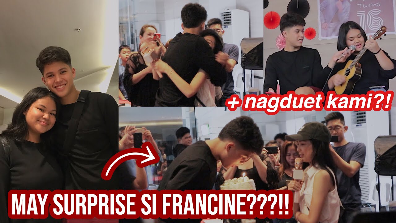 SURPRISE PARTY FOR KYLE ECHARRI ft. FRANCINE DIAZ (KYCINE) + NAGDUET KAMI?!