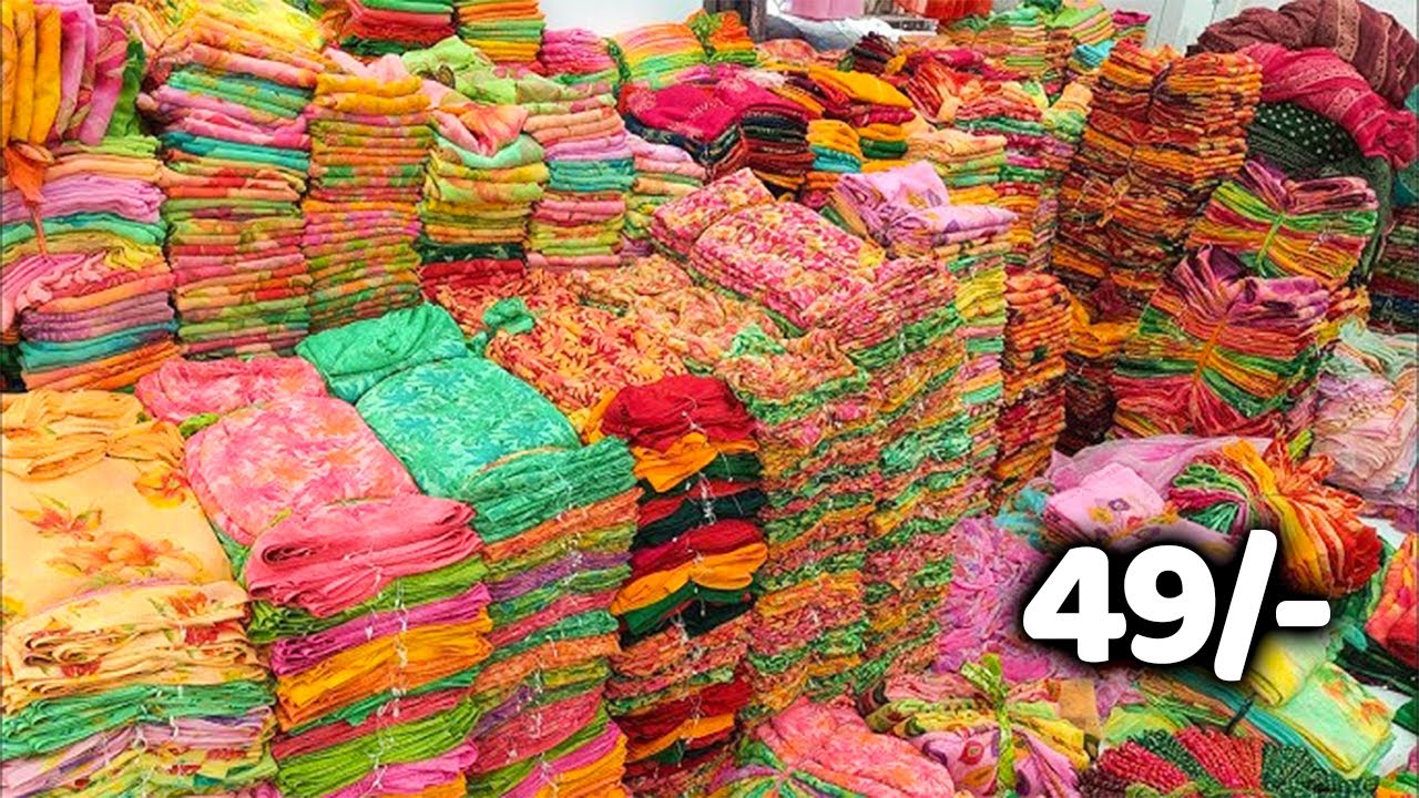The Best and Cheapest Sarees | Surat Saree Wholesale Market | Top Saree Manufacturer | Bulk Order