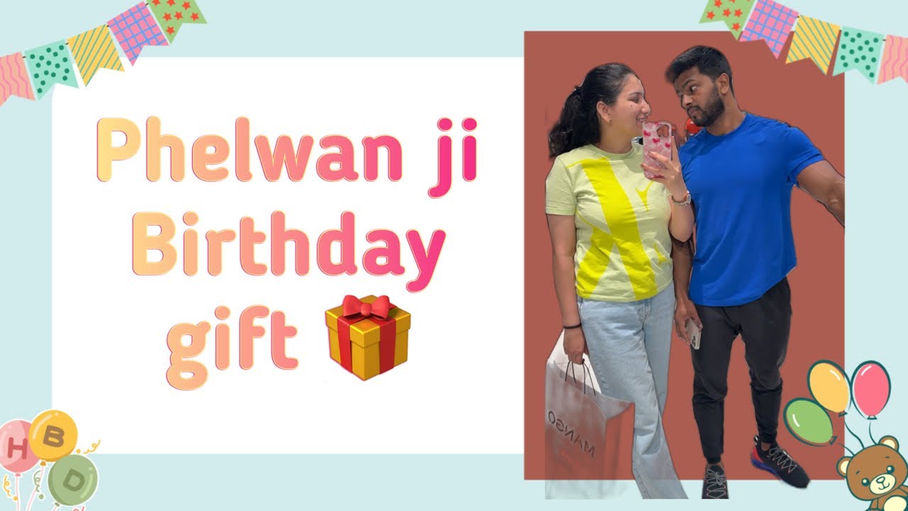Kya gift dia mne phelwan ji ko🫣 | Birthday gift 🎁 | koi perfect ni hota❤️| Life in Canada 🇨🇦