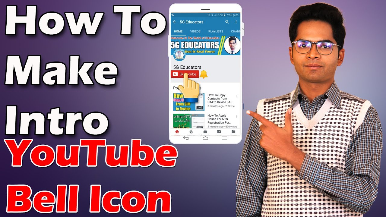 How to make Subscribe and Bell icon Intro on PC/Laptop | Step by step Complete Guide