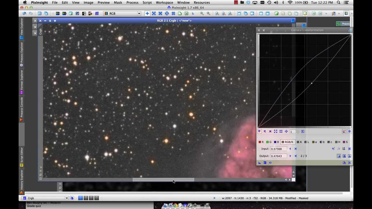 Processing the Cocoon Nebula in PixInsight