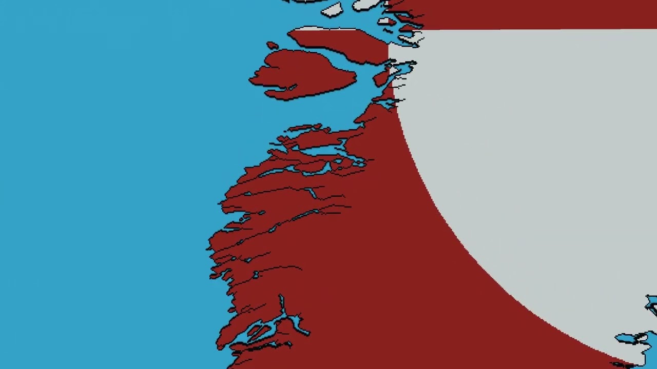 Greenland [ Huge Scale ] + small part of Canada