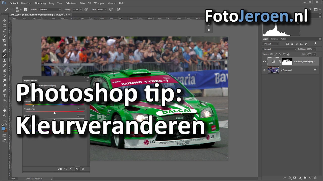 Kleuren veranderen (Photoshop)