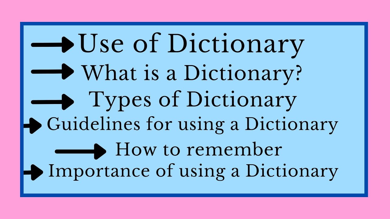 [Sub]Using a Dictionary|When and how to use a Dictionary|Dictionary Skills|in Hindi