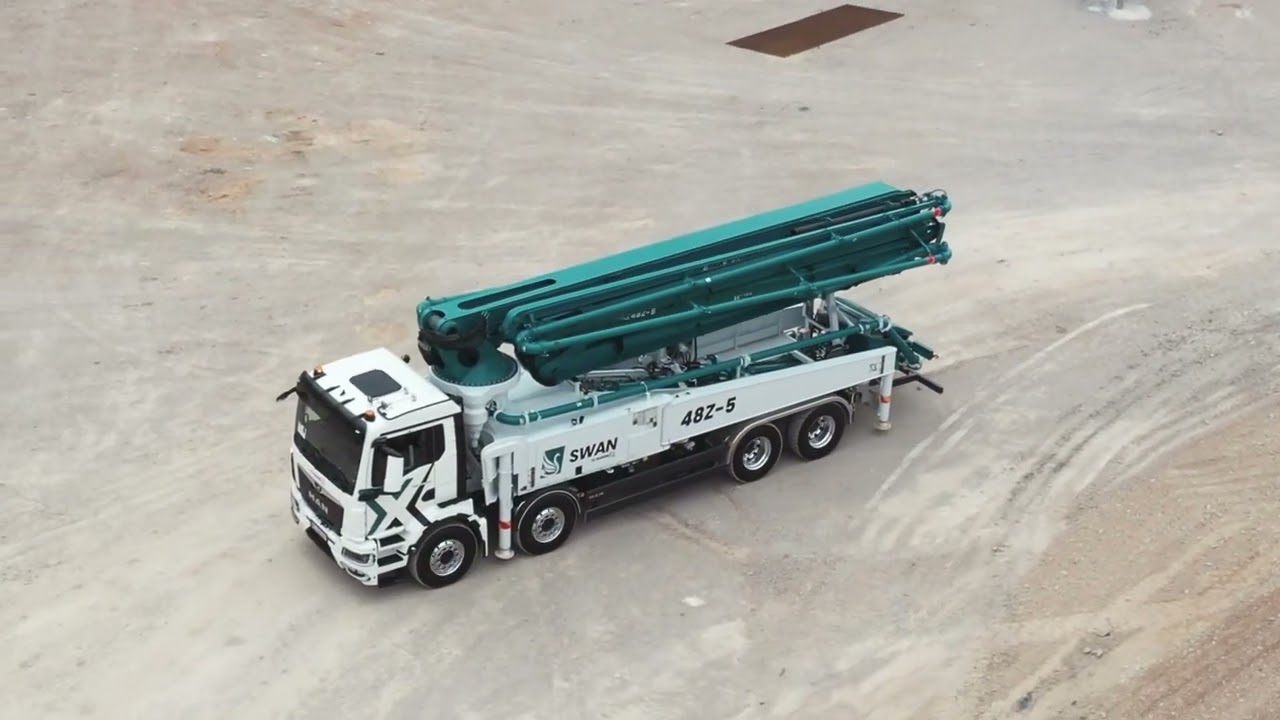 SWAN by Euromix MTP Betonpumpe Concret Pump Trailer - bauma 2022