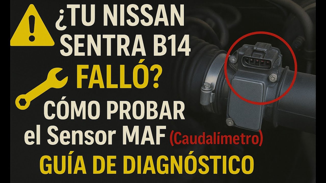 ⚠️ Did Your Nissan Sentra B14 Fail? 🔧 How to Test the MAF (Fuel Meter) Sensor: Diagnostic Guide