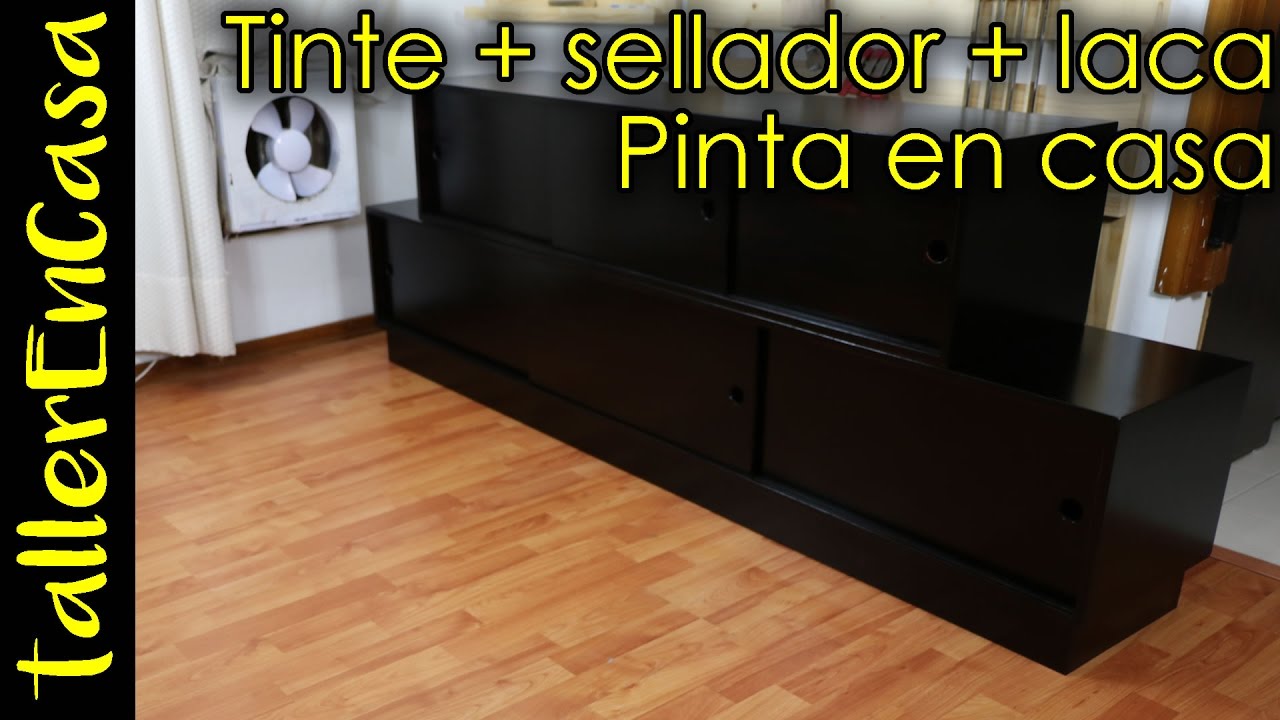 Como pintar mueble de Madera en casa - Tintar, Sellar y lacar