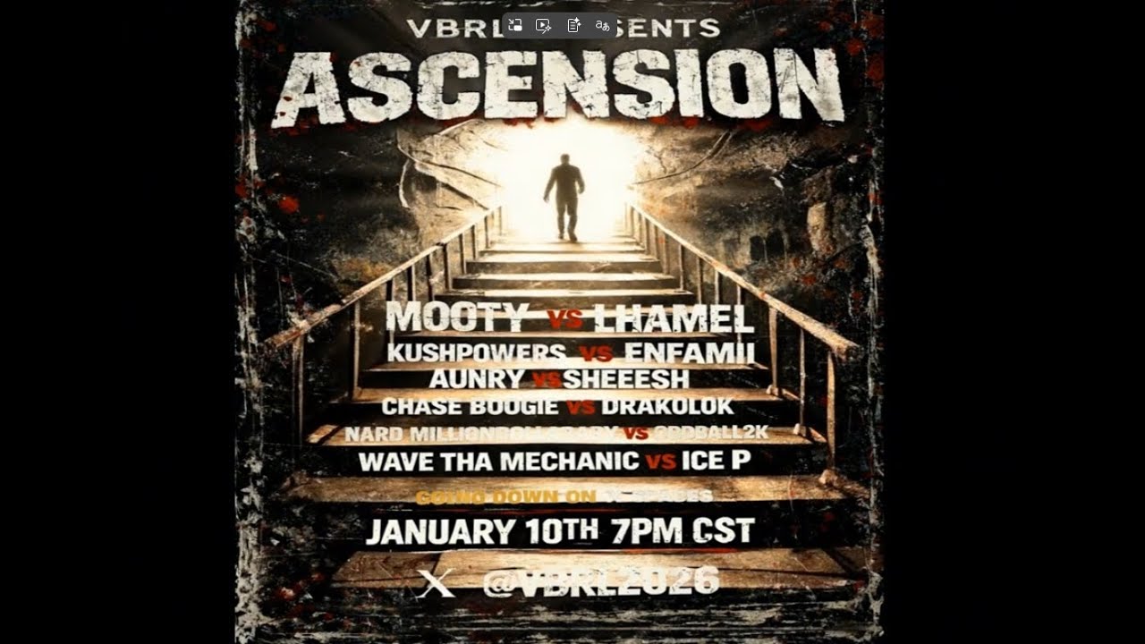 VBRL Presents: ASCENSION (AUDIO RAP BATTLES)