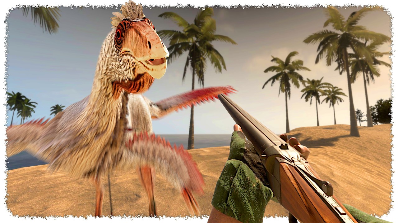 I Found an ALBINO Dino on a Random Island (he fast) | PREHISTORIC HUNT