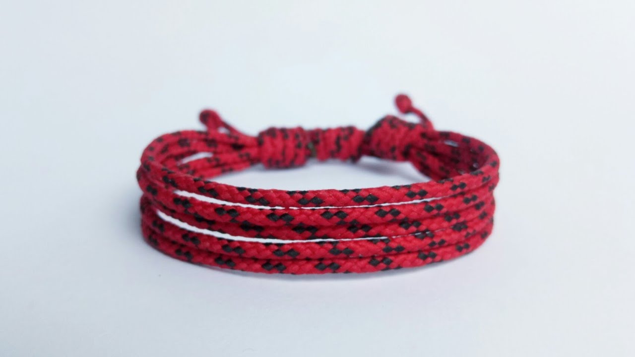 cara membuat gelang 5 rangkap dari tali prusik