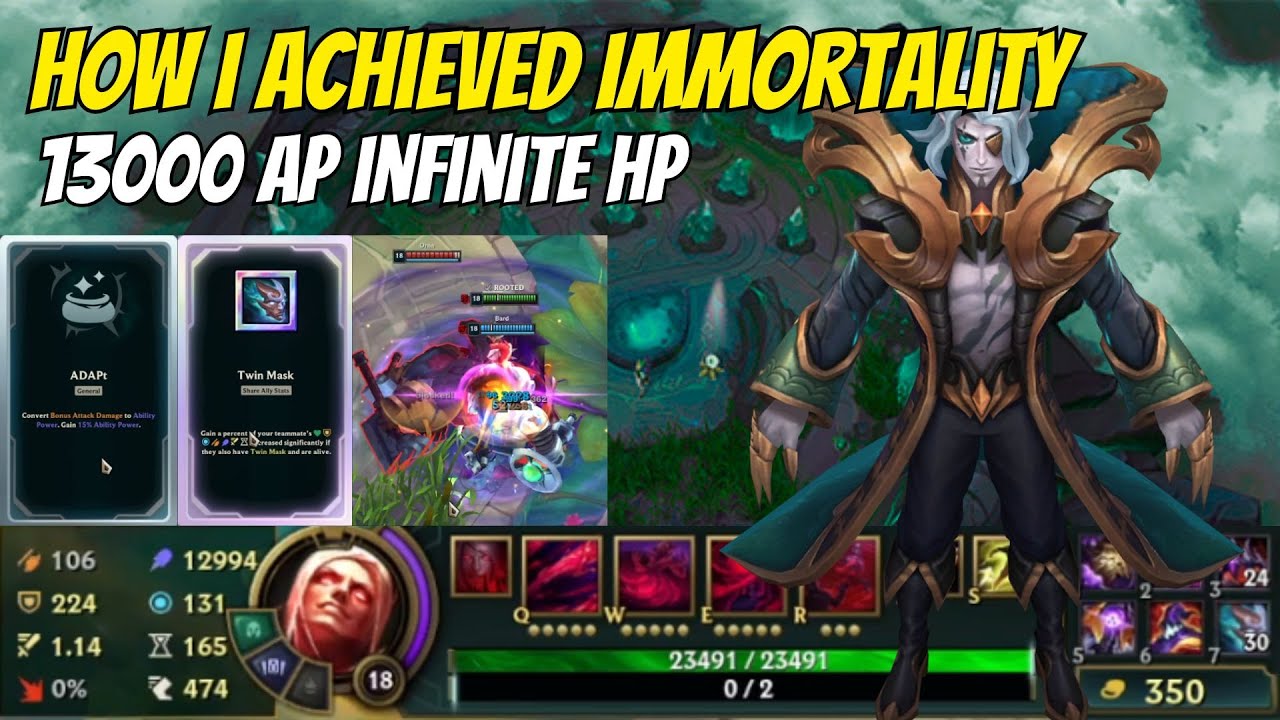 13 000 AP Владимир достигает БЕССМЕРТИЯ ☠️ Бесконечное здоровье на аренах League of Legends