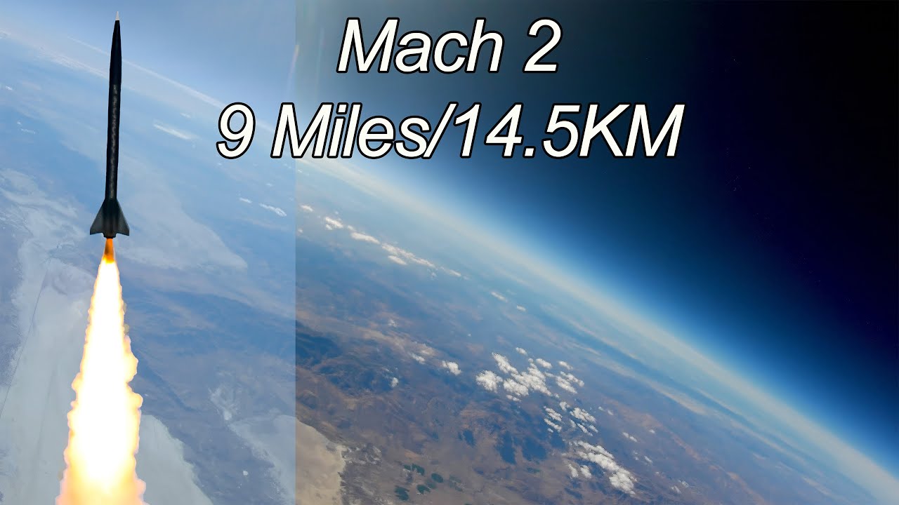 My Carbon Fiber Rocket Rocket Flew Into the Stratosphere | N1000 Minimum Diameter Rocket Project