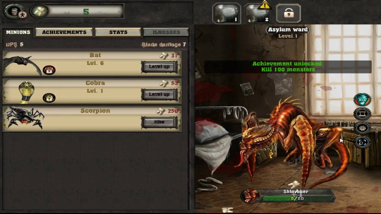 Insanity Clicker: my first horror clicker